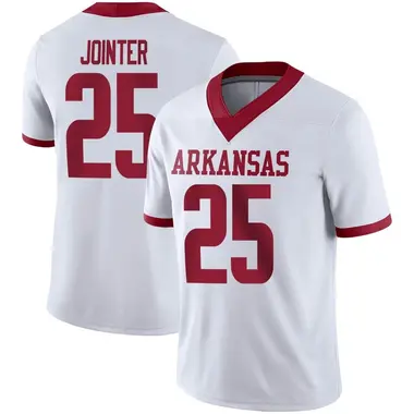 Men's Game James Jointer Arkansas Razorbacks Alternate Football Jersey - White